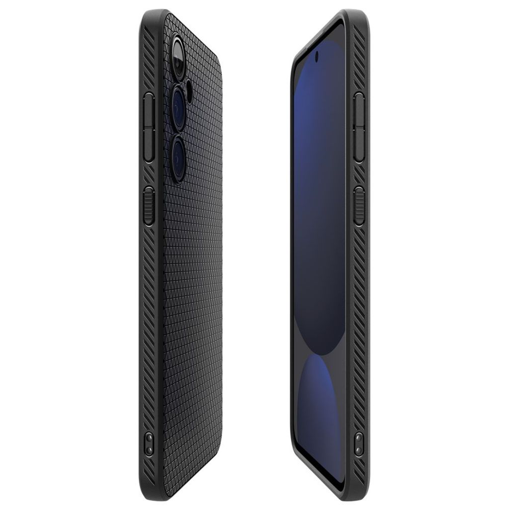 Spigen Liquid Air Deksel til Samsung Galaxy S24 FE - Svart