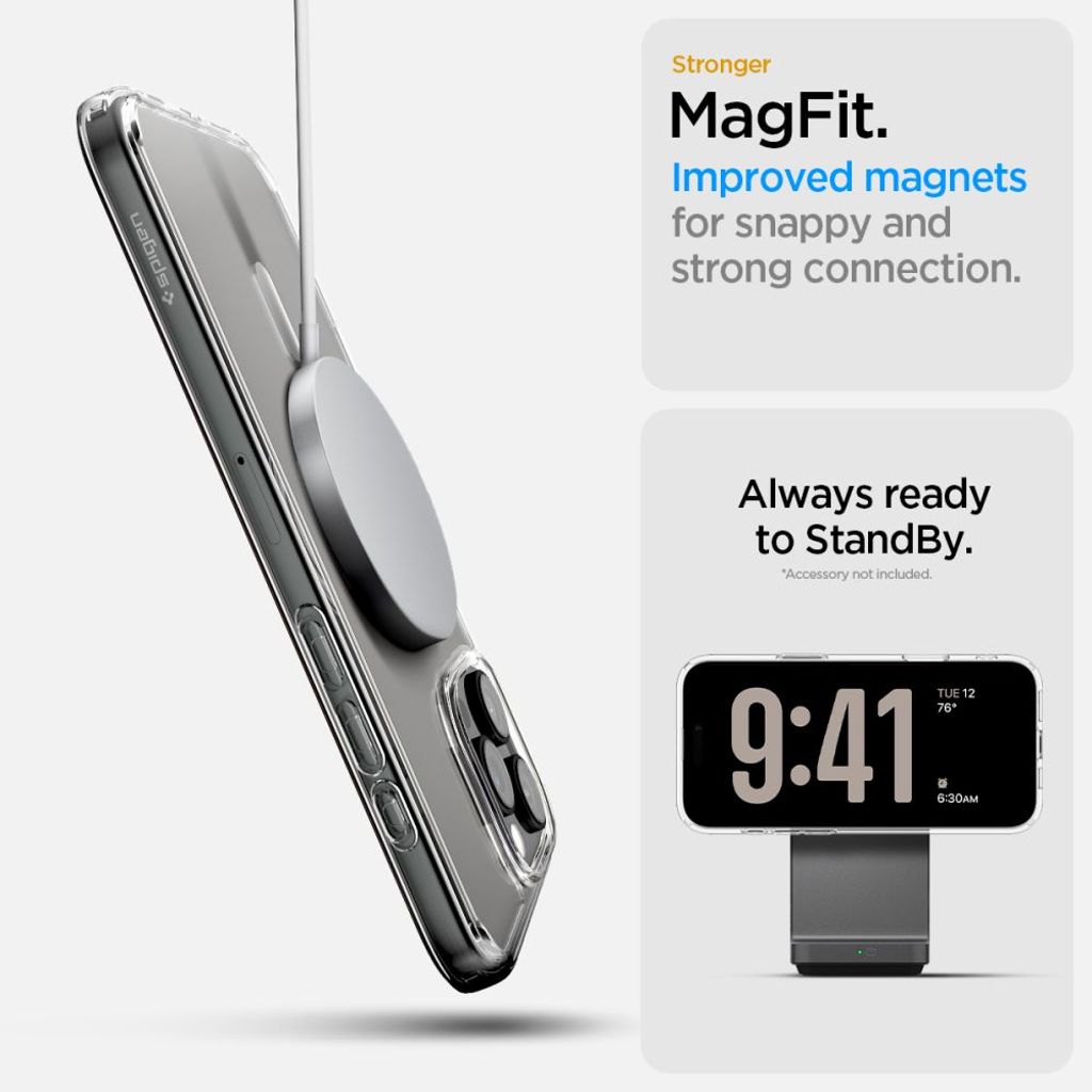 Spigen Ultra Hybrid MagSafe Deksel til iPhone 16 Pro Max - Hvit