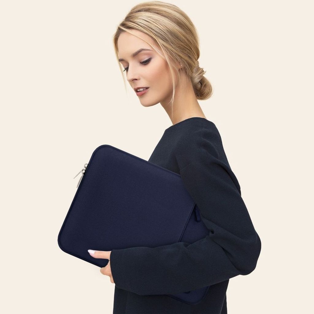 Tech-Protect Sleevy Laptop Case 13–14 Inch – Navy Blue