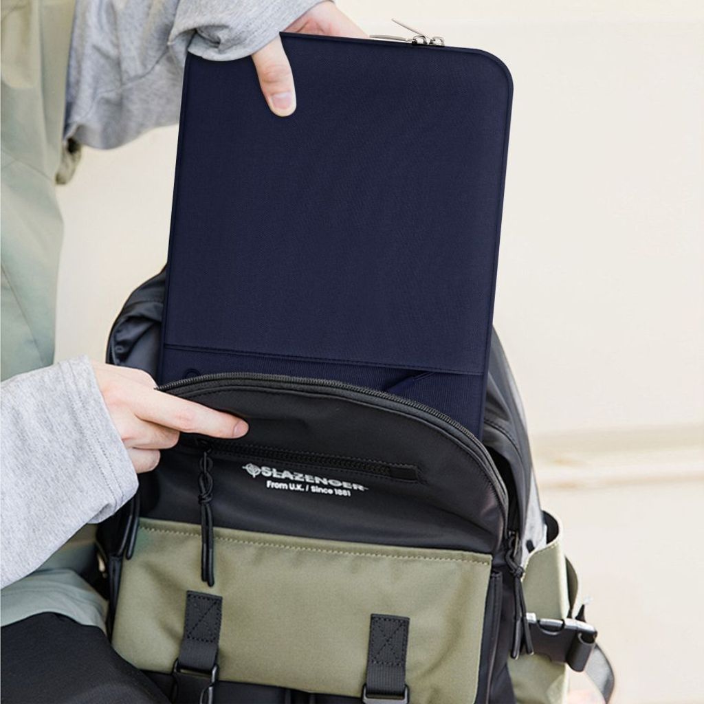 Tech-Protect Sleevy Laptop Case 13–14 Inch – Navy Blue