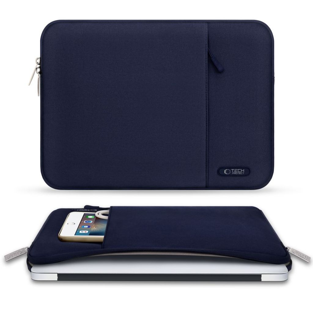 Tech-Protect Sleevy Laptop Case 13–14 Inch – Navy Blue