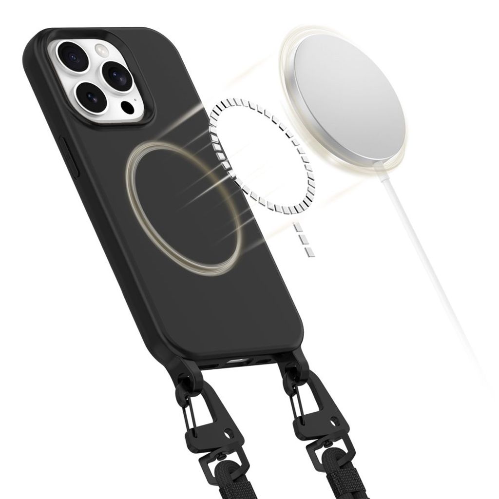 Tech-Protect MagNecklace MagSafe Cover til iPhone 14 Pro - Sort