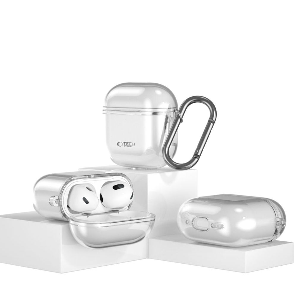 Tech-Protect FlexAir Case for AirPods 4 - Transparent