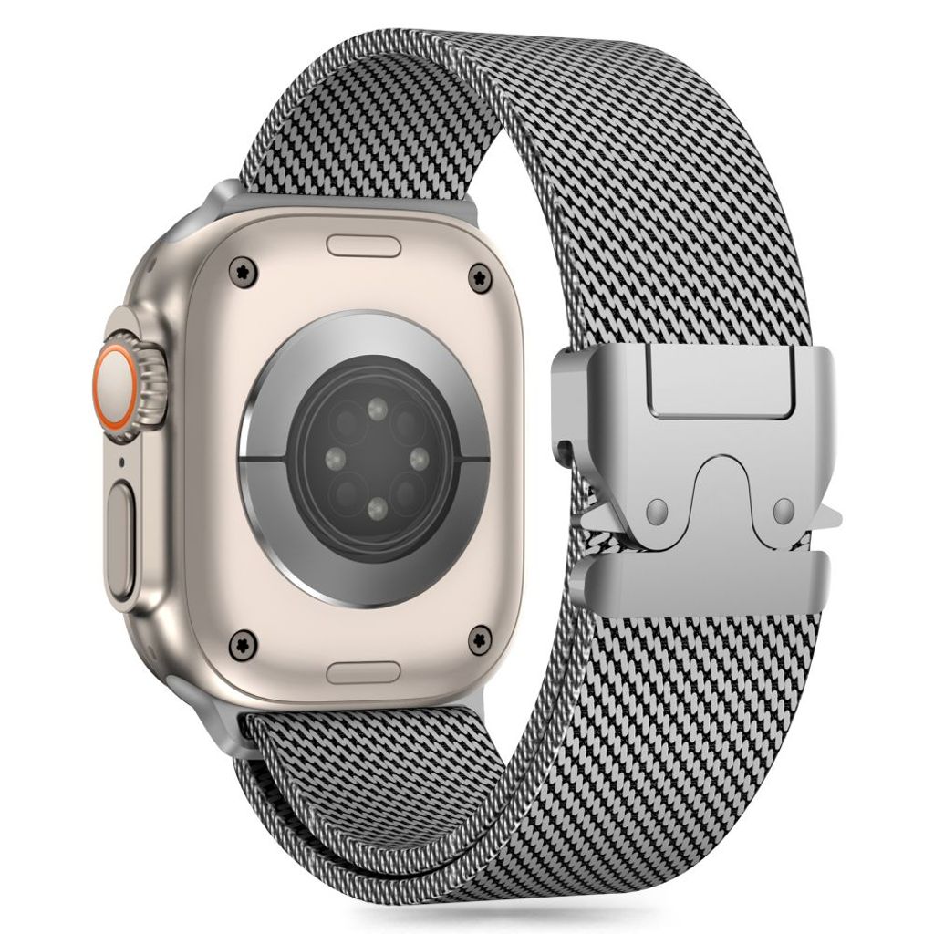 Tech-Protect Milano Klokkereim til Apple Watch 44/45/46/49 mm - Sølv