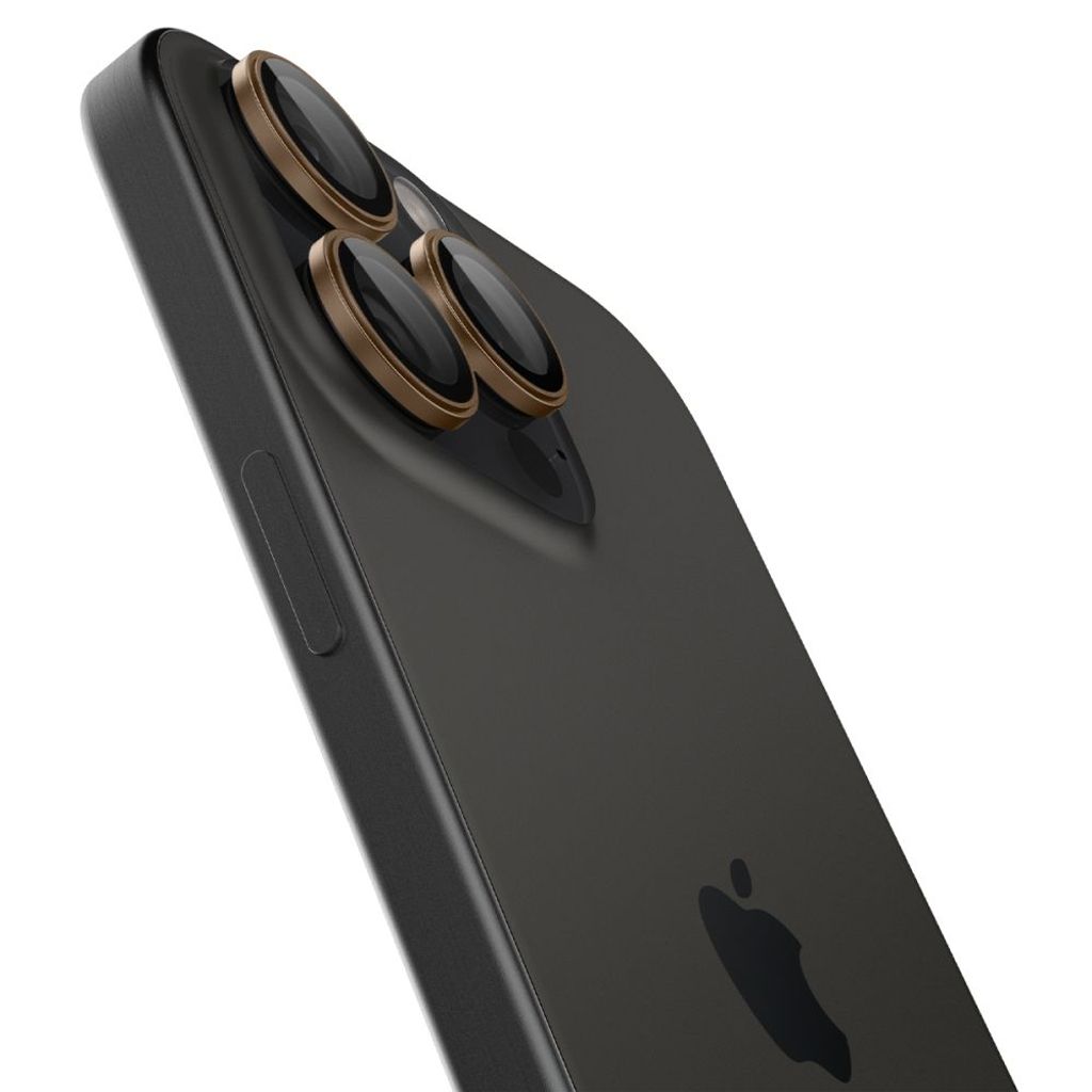Spigen Optik Pro GLAS.TR "Ez Fit" Linsebeskytter til iPhone 16 Pro/Pro Max