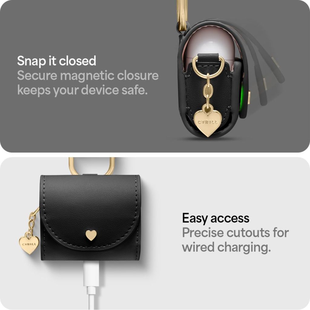 Spigen Cyrill Fodral till AirPods 4 - Svart