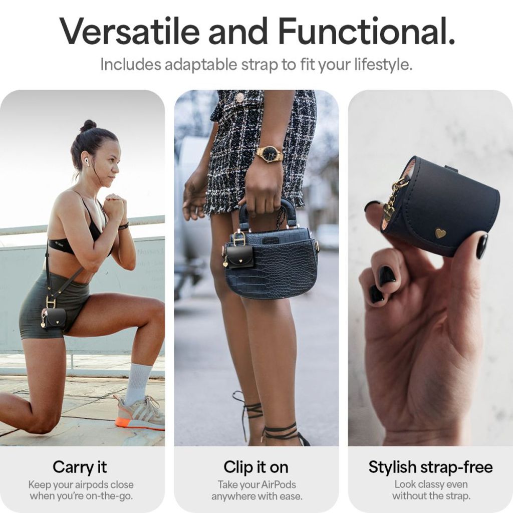 Spigen Cyrill Fodral till AirPods 4 - Svart