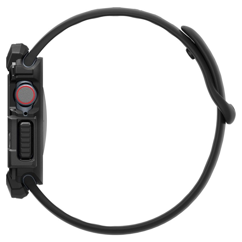 Spigen Rugged Armor Deksel til Apple Watch 10 46mm - Svart
