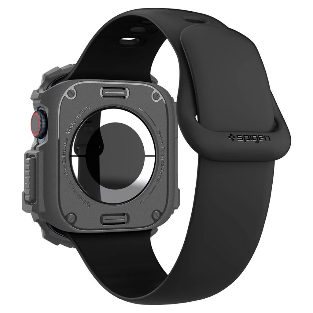 Spigen Rugged Armor Deksel til Apple Watch 10 46mm - Grå