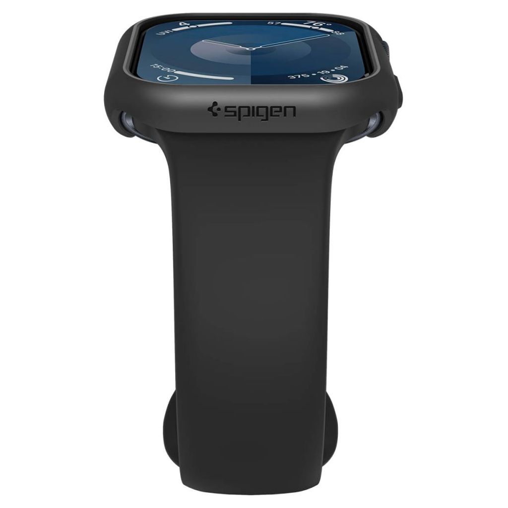 Spigen Thin Fit Deksel til Apple Watch 10 46mm - Svart