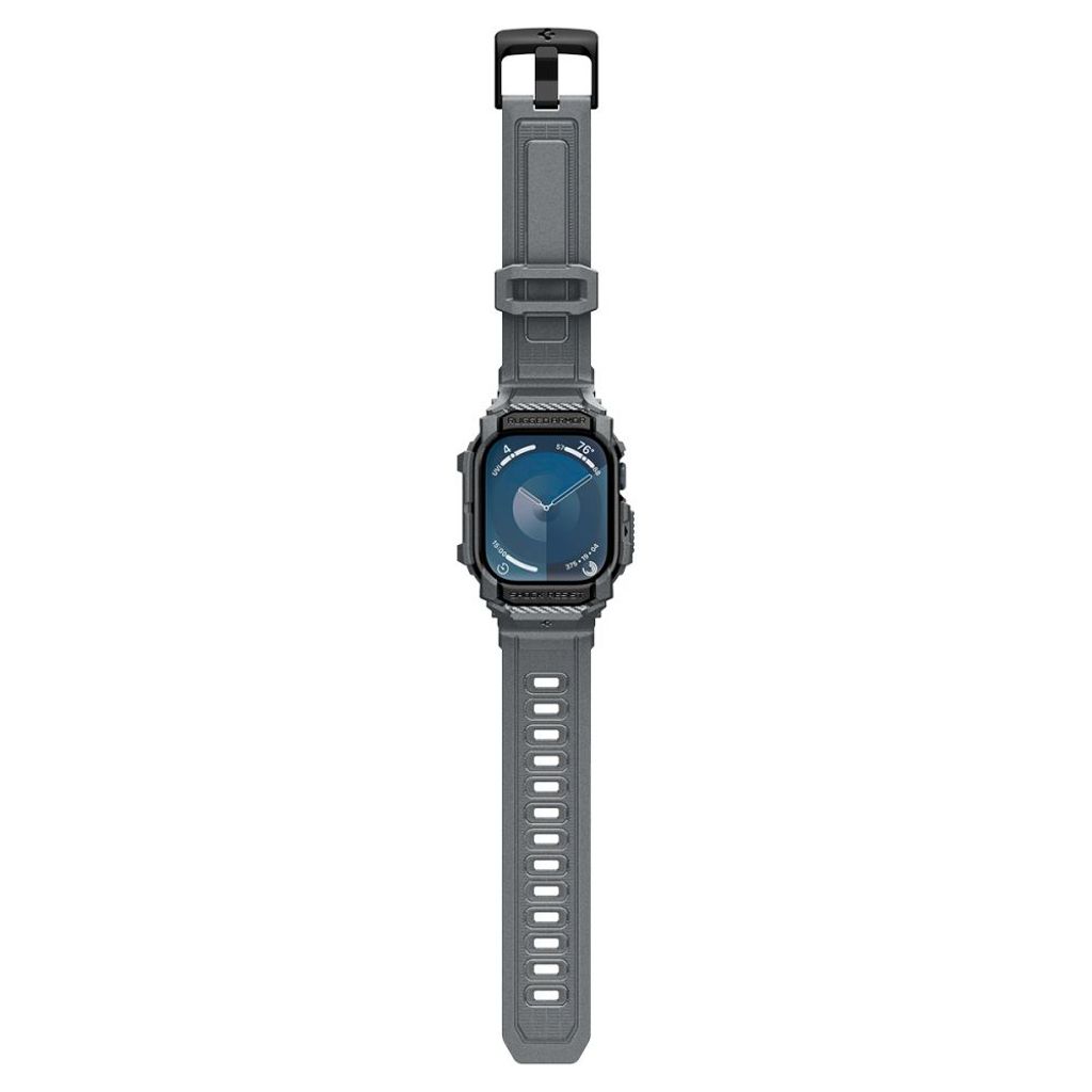 Spigen Rugged Armor Deksel til Apple Watch 10 46mm - Grå