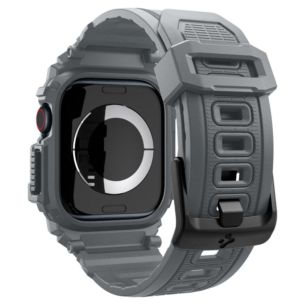 Spigen Rugged Armor Deksel til Apple Watch 10 46mm - Grå