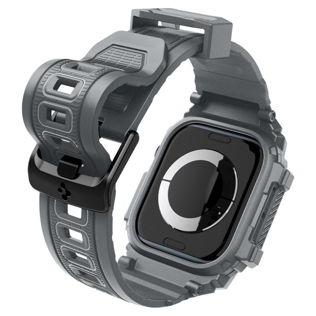 Spigen Rugged Armor Deksel til Apple Watch 10 46mm - Grå