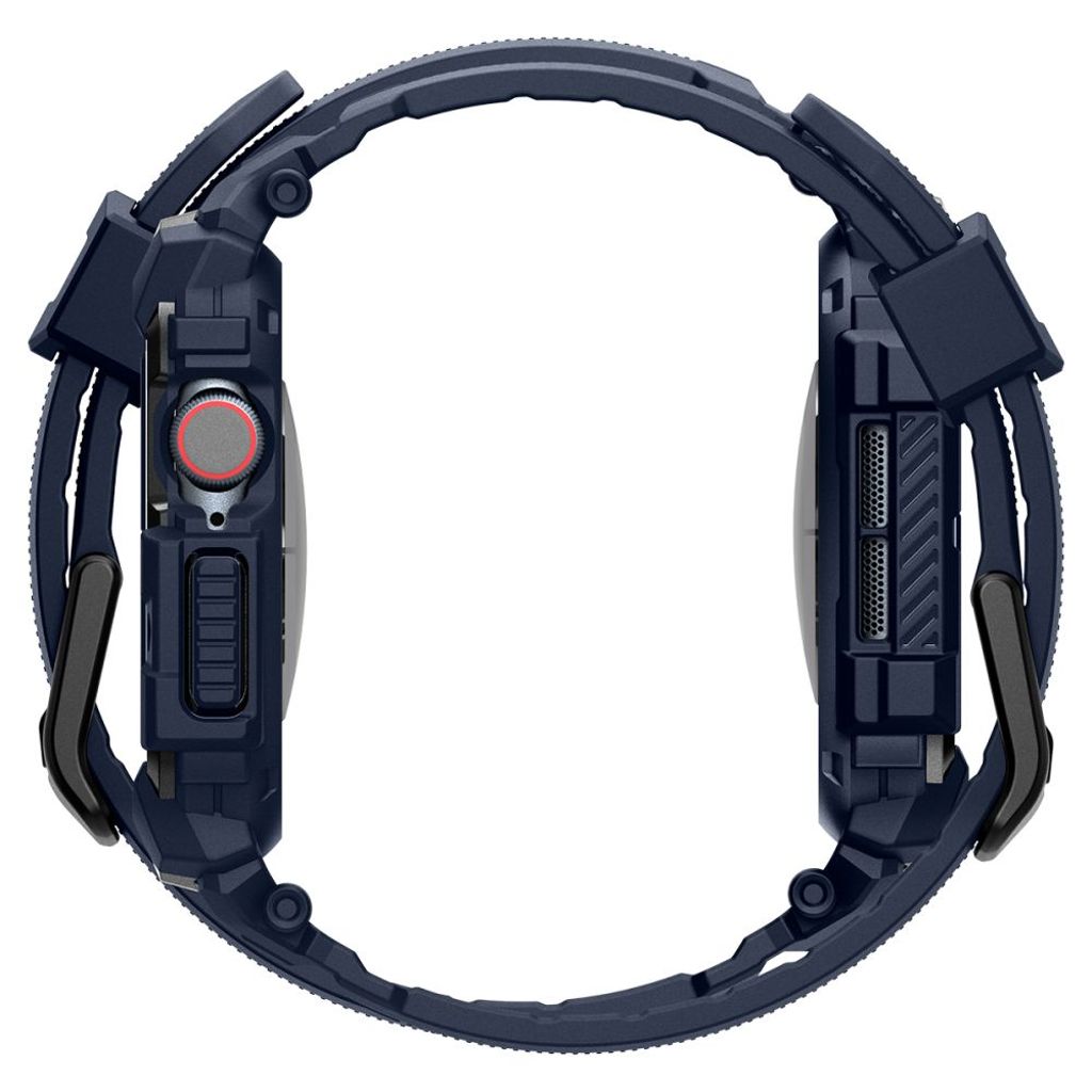 Spigen Rugged Armor Pro Klokkereim til Apple Watch 46 mm - Blå