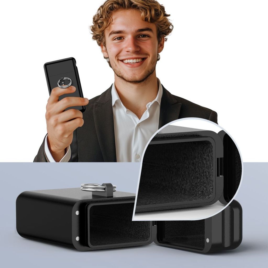 Tech-Protect KLR200 Bilnyckelfodral RFID-blockerande – svart