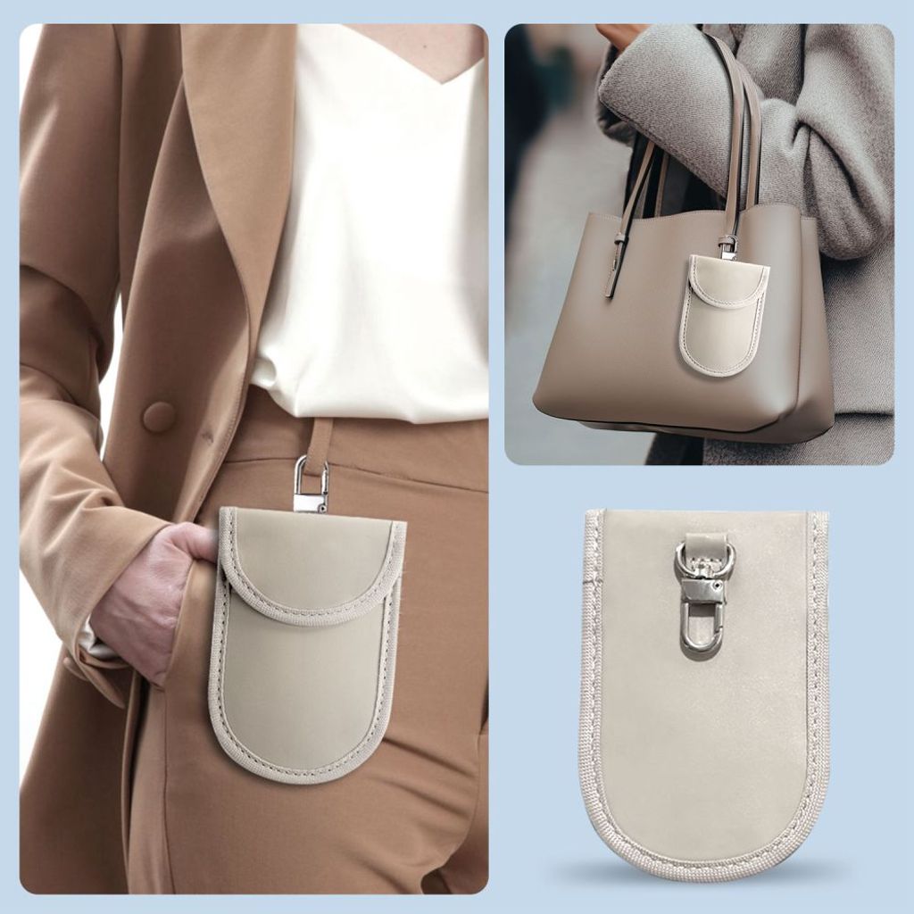 Tech-Protect KLR100 RFID-blockerande Nyckelfodral till Bilnyckel – Beige