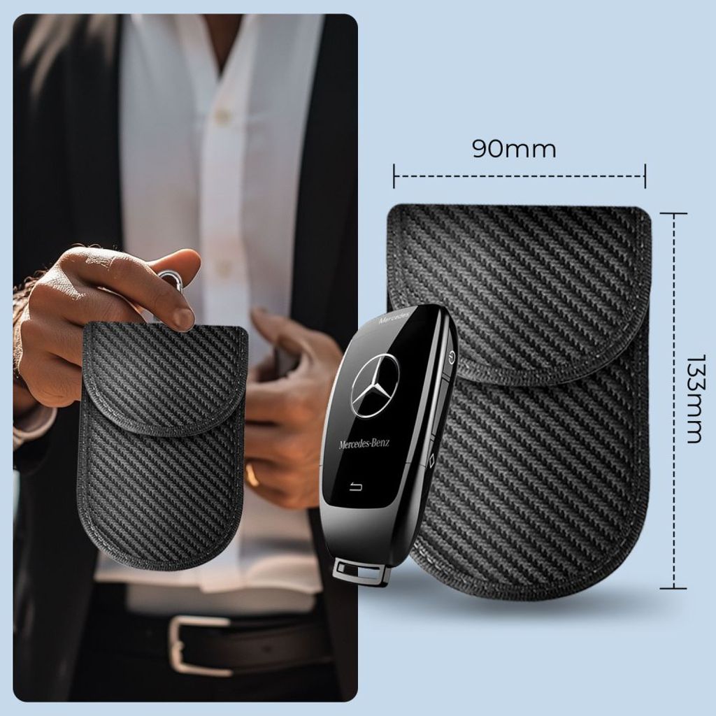 Tech-Protect KLR100 RFID Blocking Car Key Cover – Black