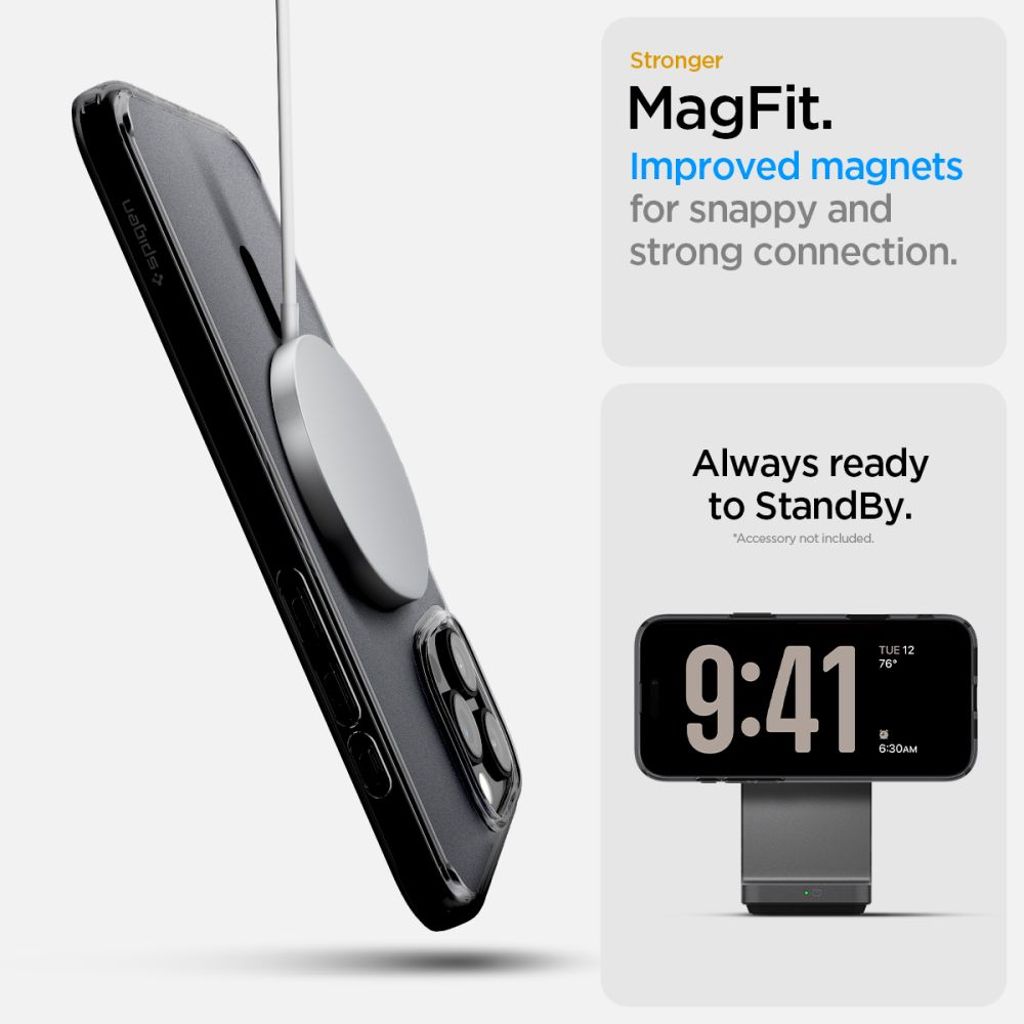 Spigen Ultra Hybrid MagSafe Deksel til iPhone 16 Pro Max - Svart