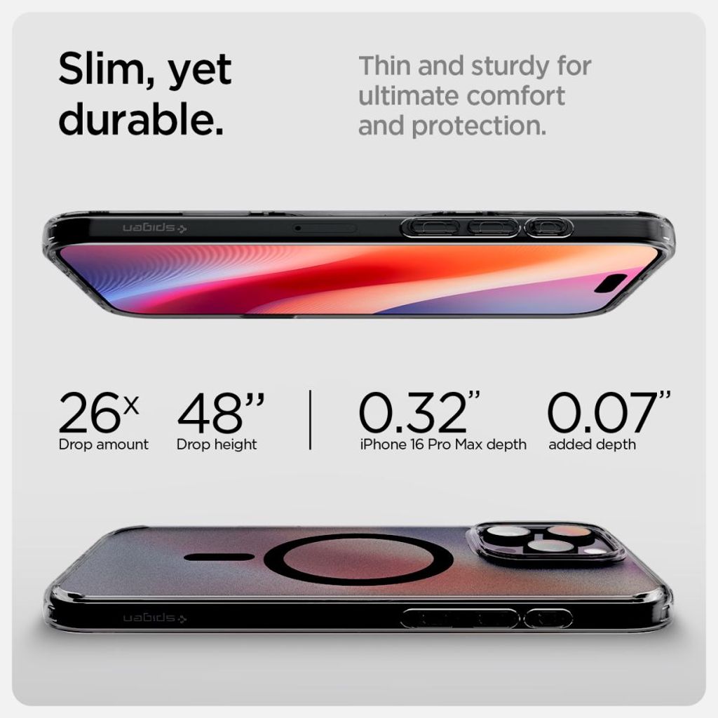Spigen Ultra Hybrid MagSafe Deksel til iPhone 16 Pro Max - Svart