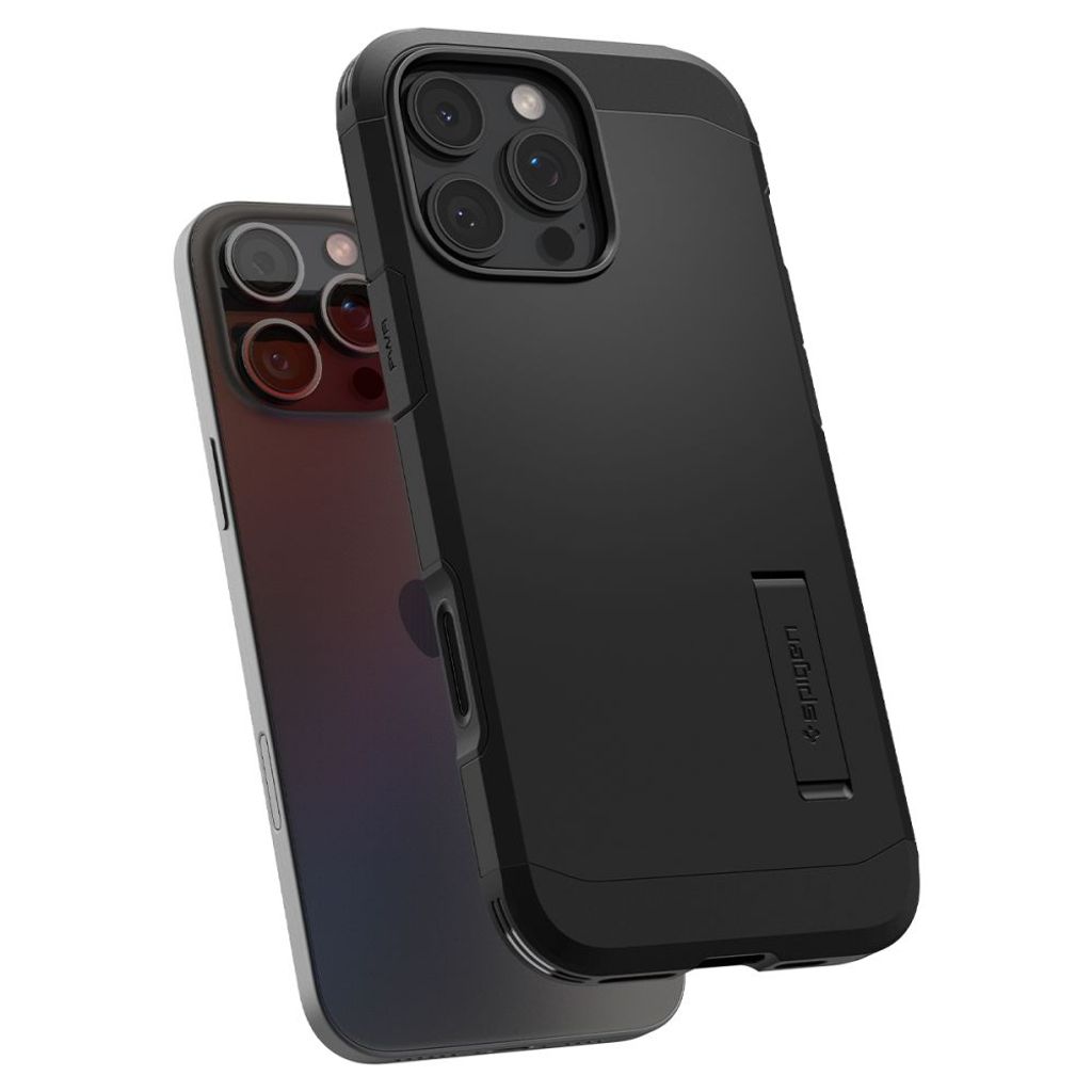Spigen Tough Armor MagSafe Deksel til iPhone 16 Pro Max - Svart