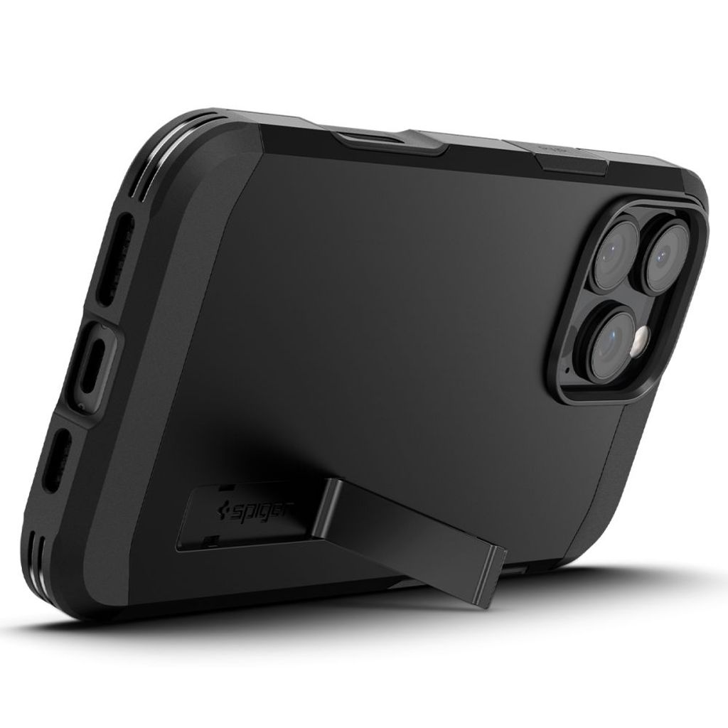 Spigen Tough Armor MagSafe Deksel til iPhone 16 Pro Max - Svart
