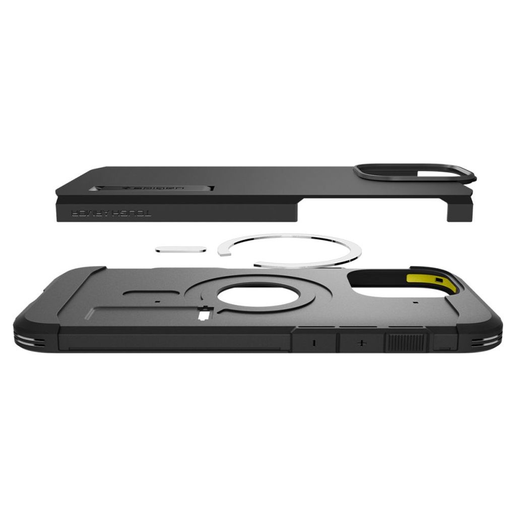 Spigen Tough Armor MagSafe Deksel til iPhone 16 Pro Max - Svart