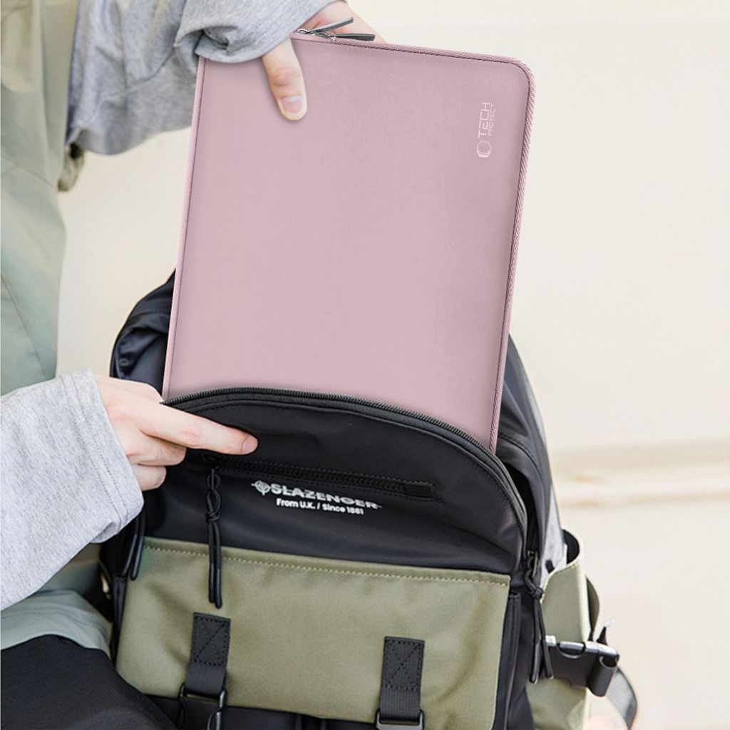 Tech-Protect Neoslim 13-14" laptopfodral – rosa