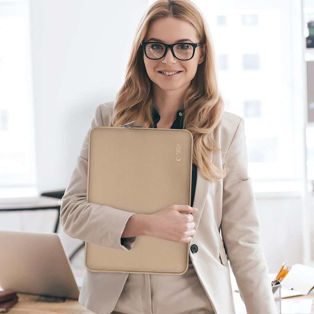Tech-Protect Neoslim laptopfodral 13-14" – beige