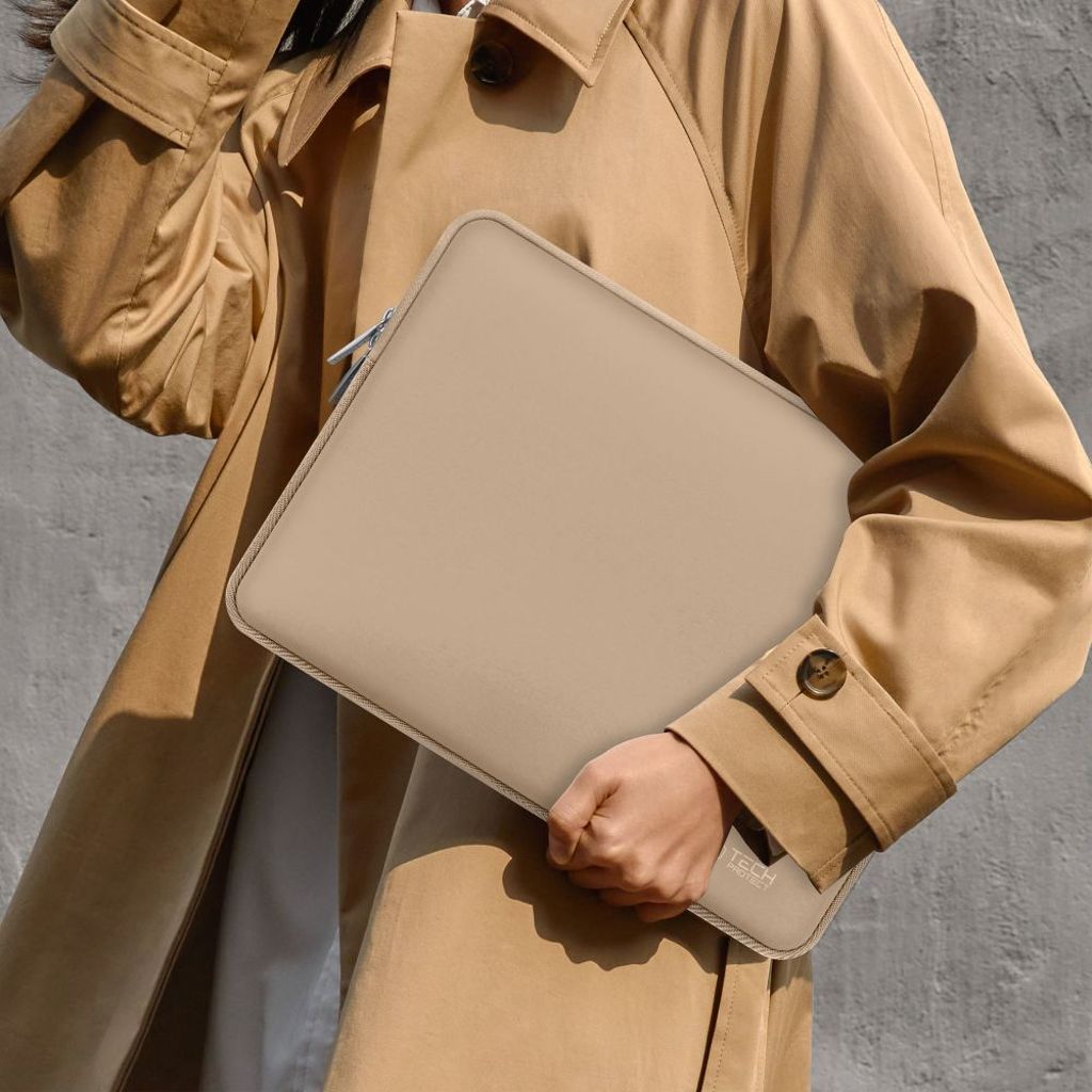 Tech-Protect Neoslim laptopfodral 13-14" – beige