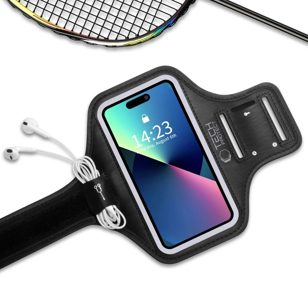 Tech-Protect M4 urheiluranneke – Musta