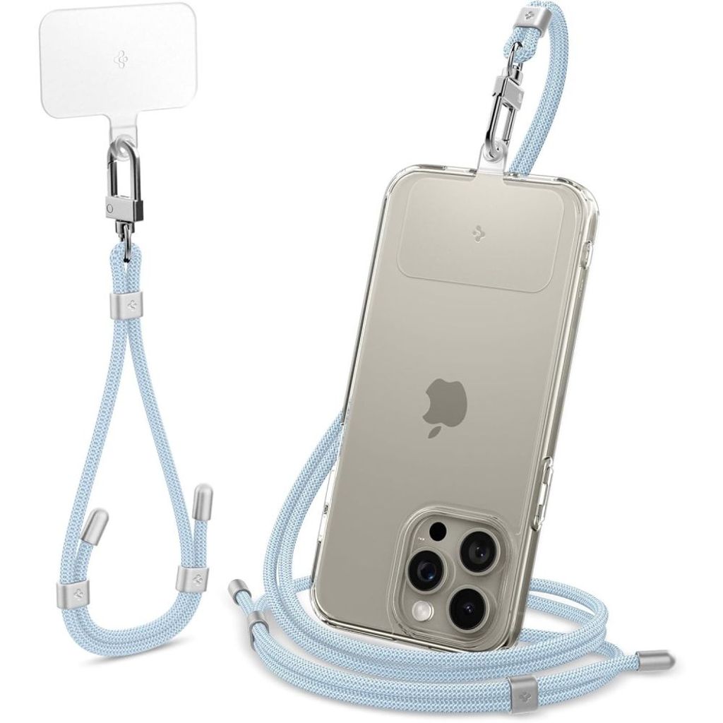 Spigen universal phone strap set crossbody and wrist – blue