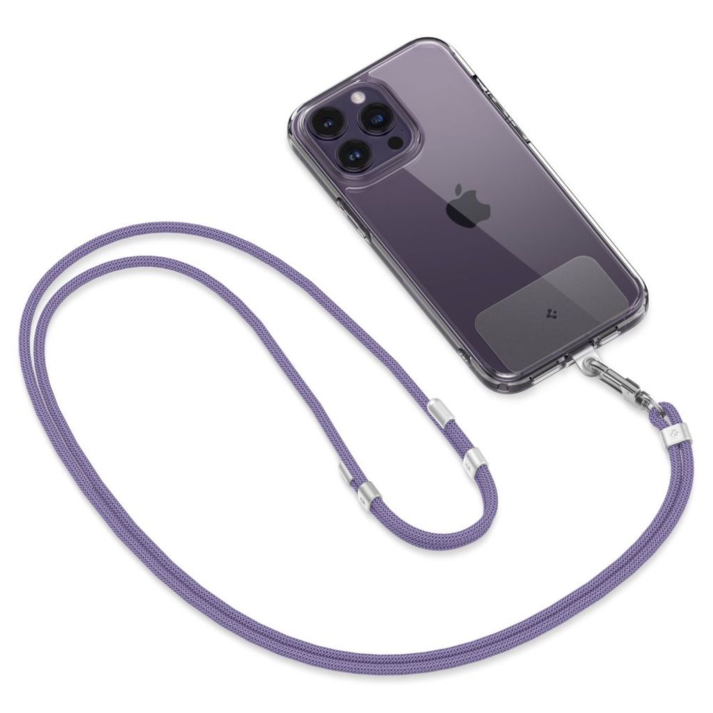 Spigen universal phone strap set crossbody and wrist – purple