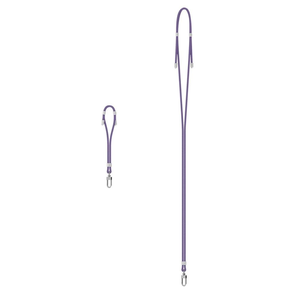 Spigen universal phone strap set crossbody and wrist – purple