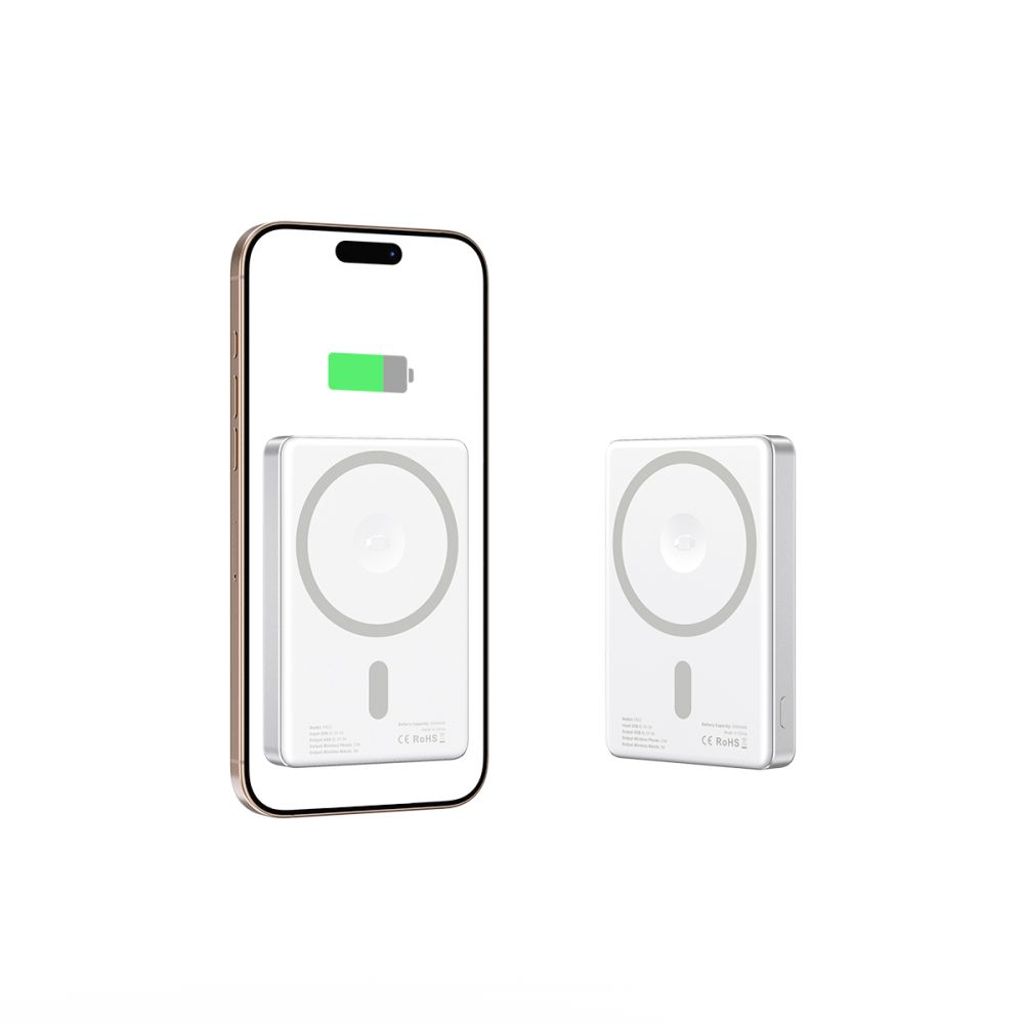 Powerbank Tech-Protect PB33 LifeMag MagSafe 5000mAh – sølv