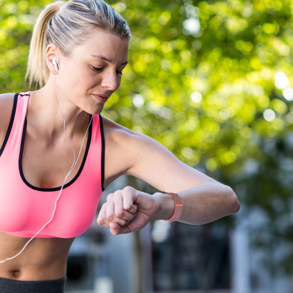 Tech-Protect Nylon Klokkereim til Apple Watch 44/45/46/49 mm - Oransje