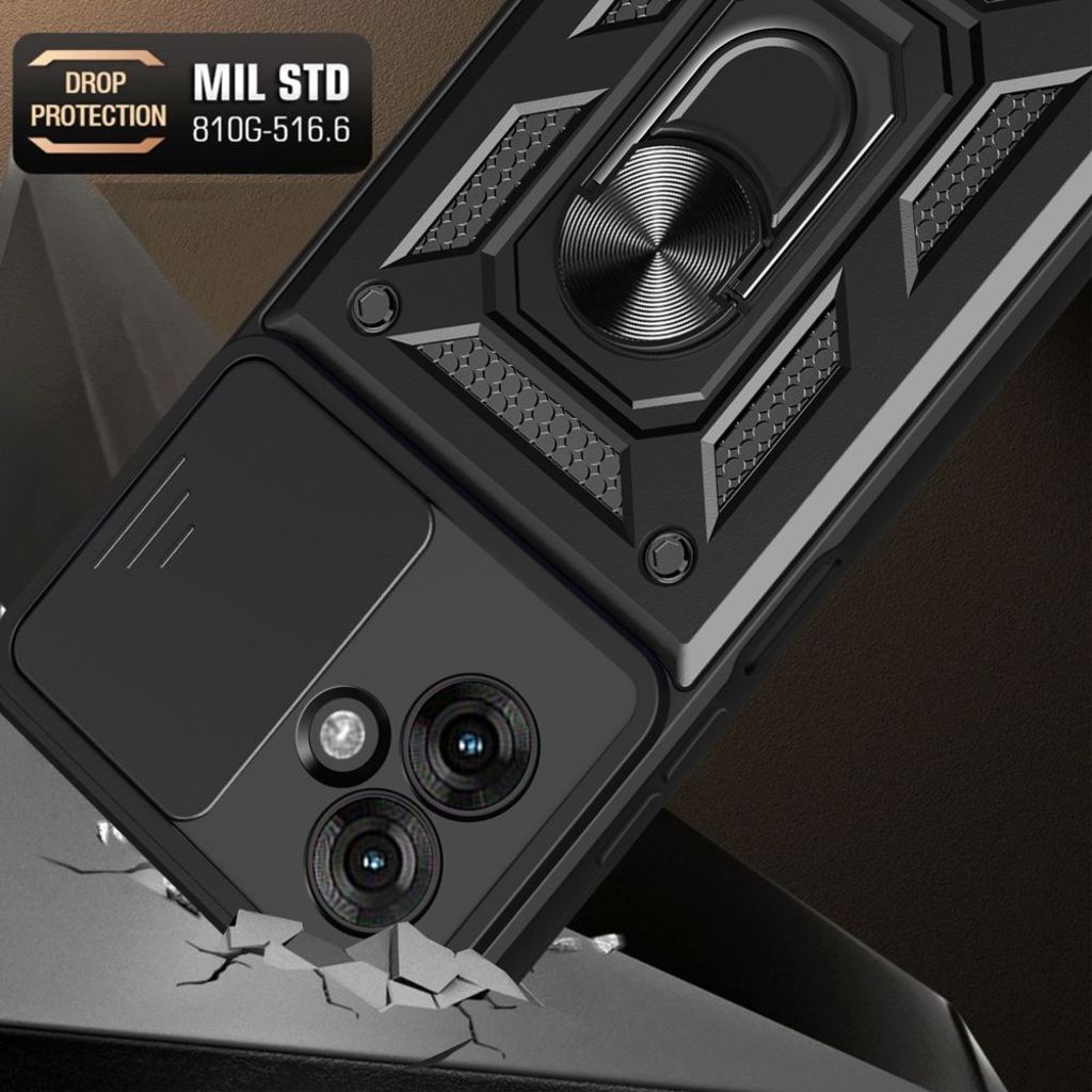 Tech-Protect CamShield Pro Skal till Motorola Moto G55 5G - Svart