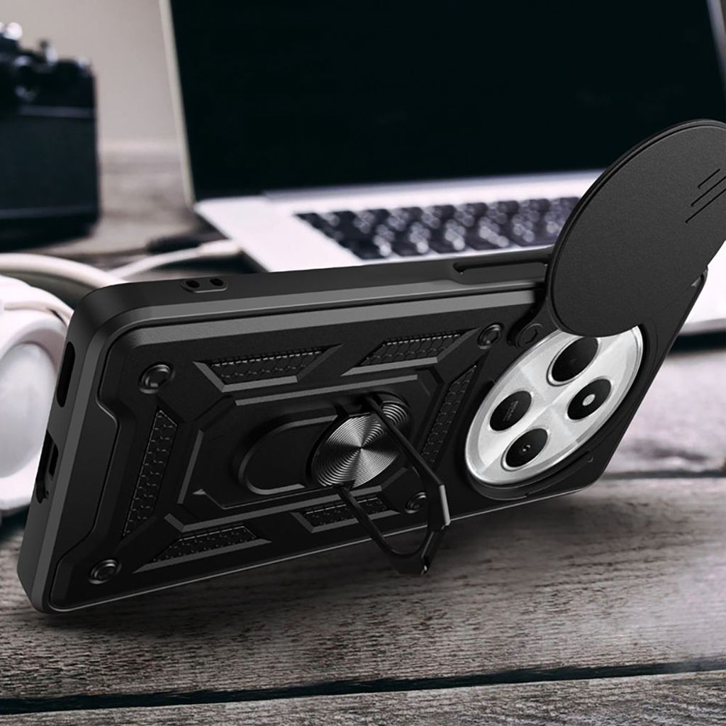 Tech-Protect CamShield Pro Skal till Xiaomi Redmi 14C / Poco C75 - Svart