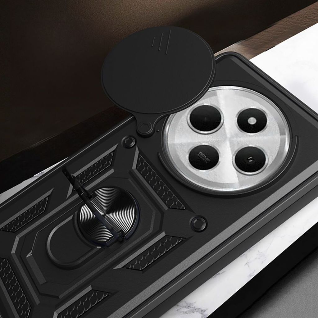 Tech-Protect CamShield Pro Skal till Xiaomi Redmi 14C / Poco C75 - Svart