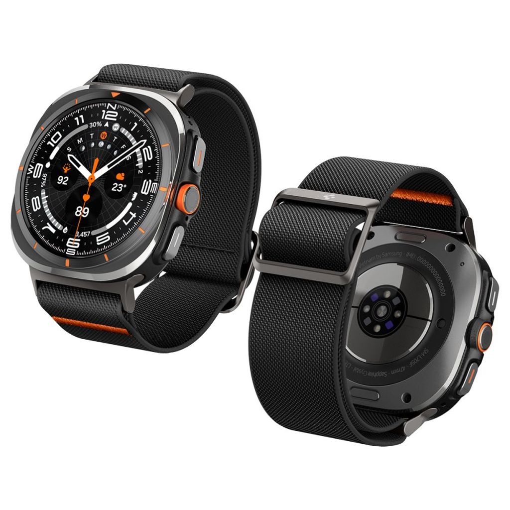 Spigen Fit Lite Klokkereim til Galaxy Watch Ultra 47mm - Svart