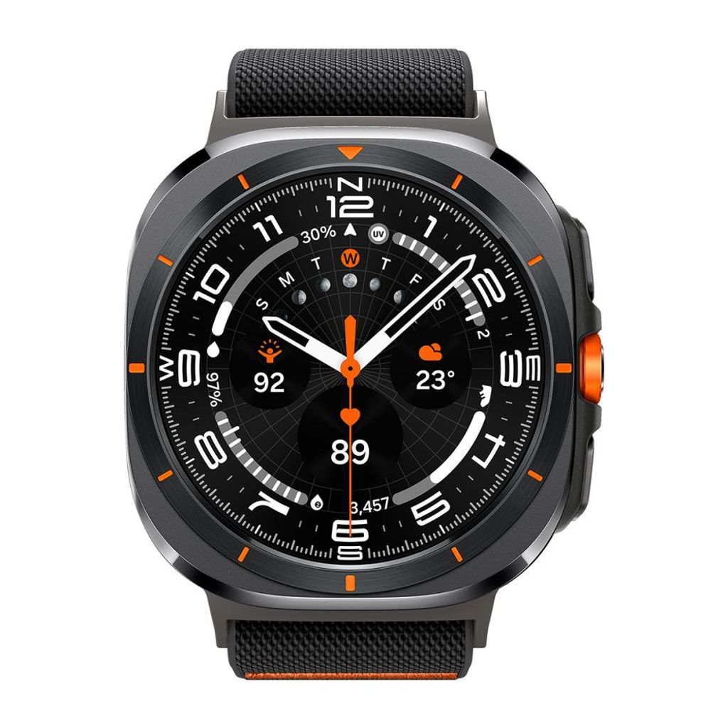 Spigen Fit Lite Klokkereim til Galaxy Watch Ultra 47mm - Svart