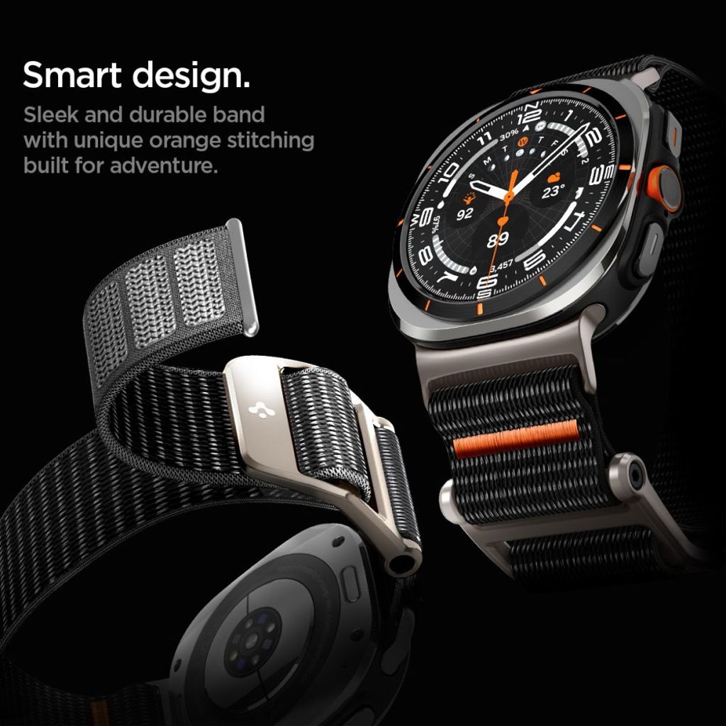 Spigen DuraPro Urrem til Samsung Galaxy Watch Ultra 47mm - Sort