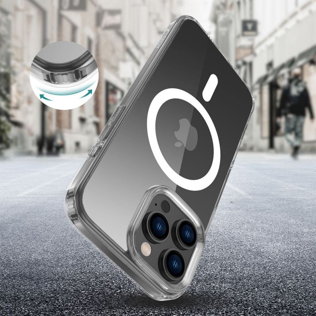 Tech-Protect FlexAir Hybrid MagSafe Kuori Samsung Galaxy S24 FE - Läpinäkyvä