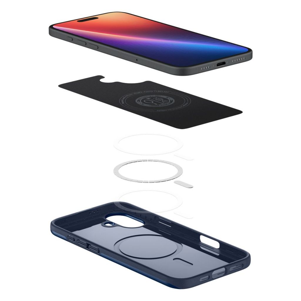 Spigen Thin Fit Magsafe Case for iPhone 16 - Blue