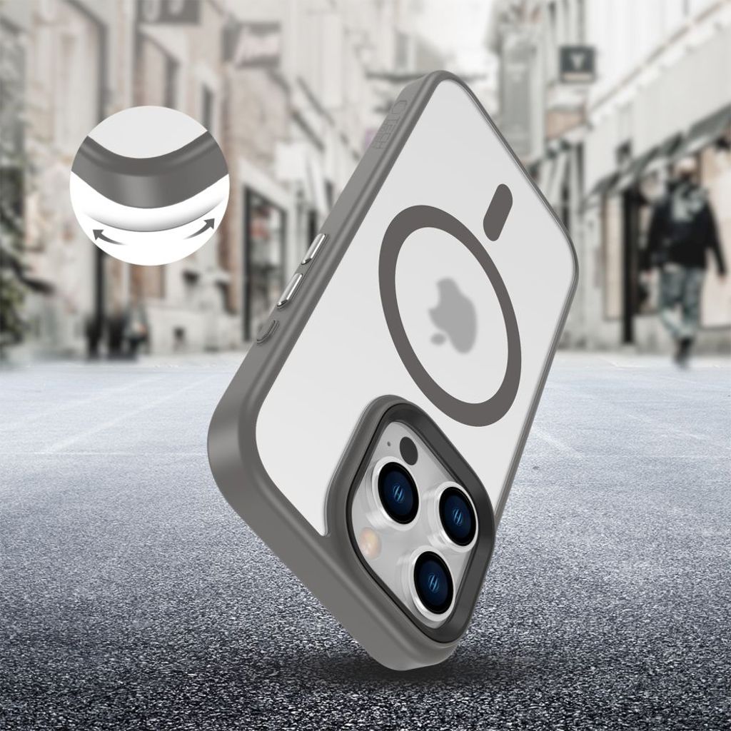 Tech-Protect MagMat MagSafe Deksel til iPhone 16 Pro - Titanium