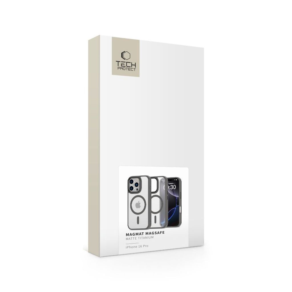 Tech-Protect MagMat MagSafe Deksel til iPhone 16 Pro - Titanium