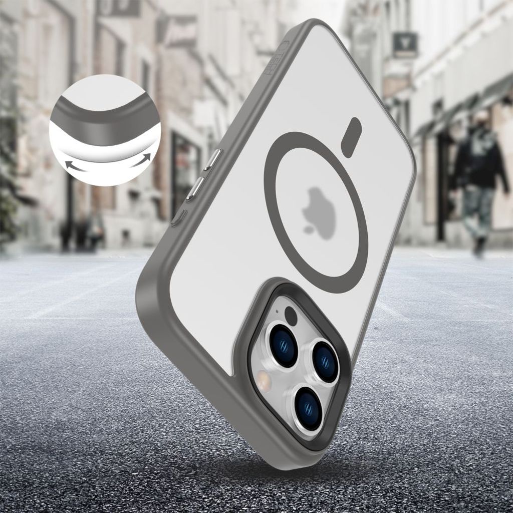 Tech-Protect MagMat MagSafe Deksel til iPhone 16 Pro Max - Titanium