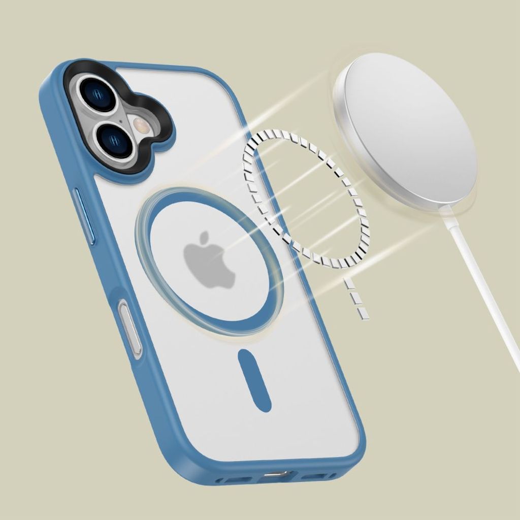 Tech-Protect MagMat MagSafe Case for iPhone 16 - Blue