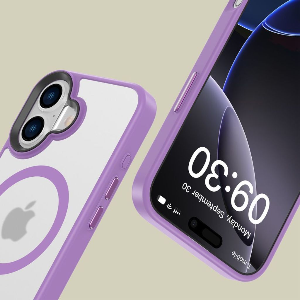 Tech-Protect MagMat MagSafe Case for iPhone 16 - Purple