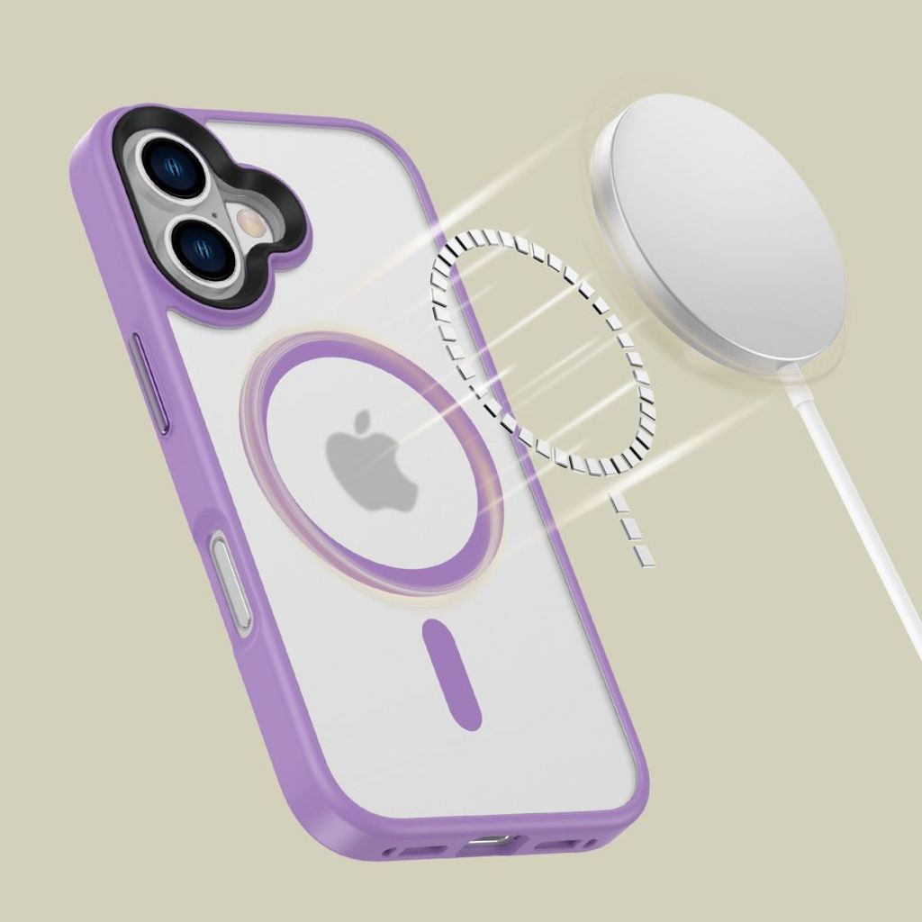Tech-Protect MagMat MagSafe Case for iPhone 16 - Purple