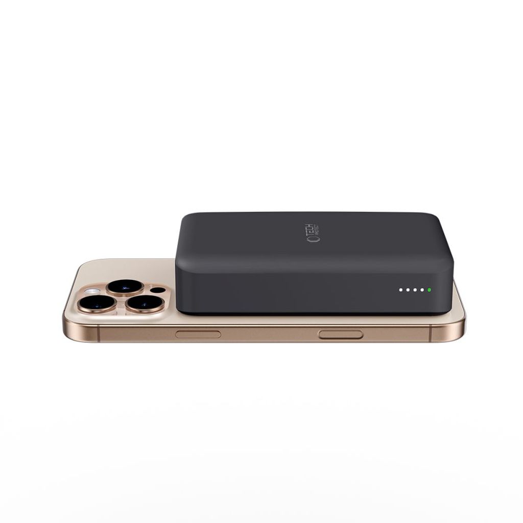 Powerbank Tech-Protect PB12 LifeMag MagSafe 20000mAh – svart